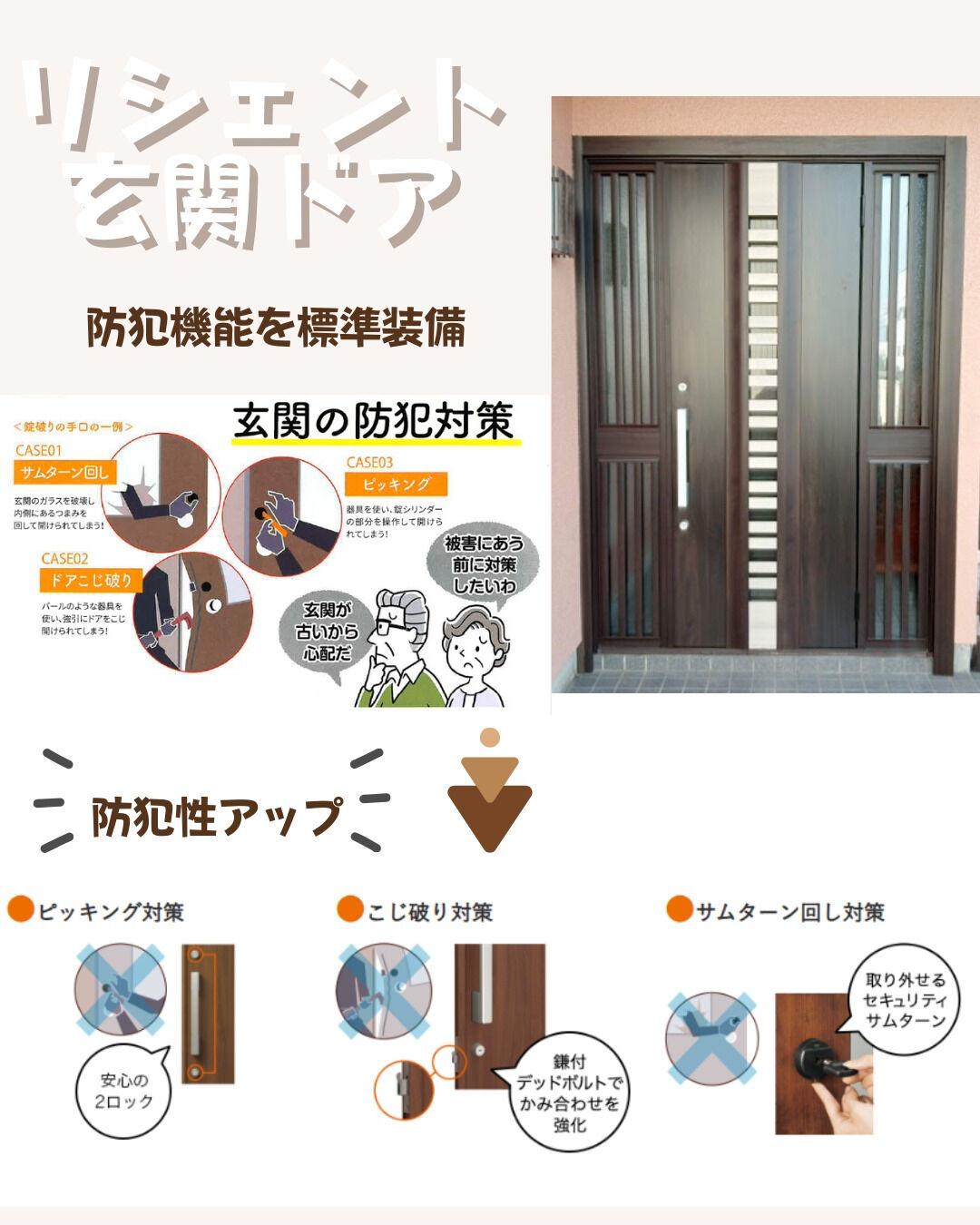 【玄関ドア】こんにちは！まどありー