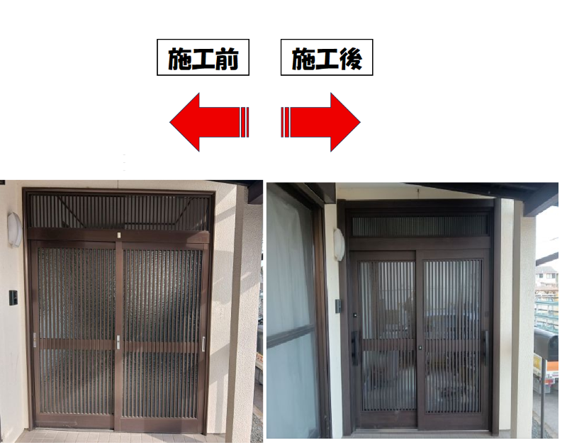 埼玉県本庄市　勝手口を新しく快適に