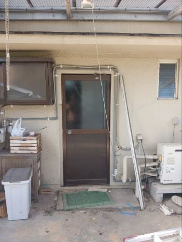 埼玉県本庄市　勝手口を新しく快適に